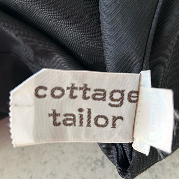 Vintage Black High Waist Wool Skirt - Picture 4 of 5